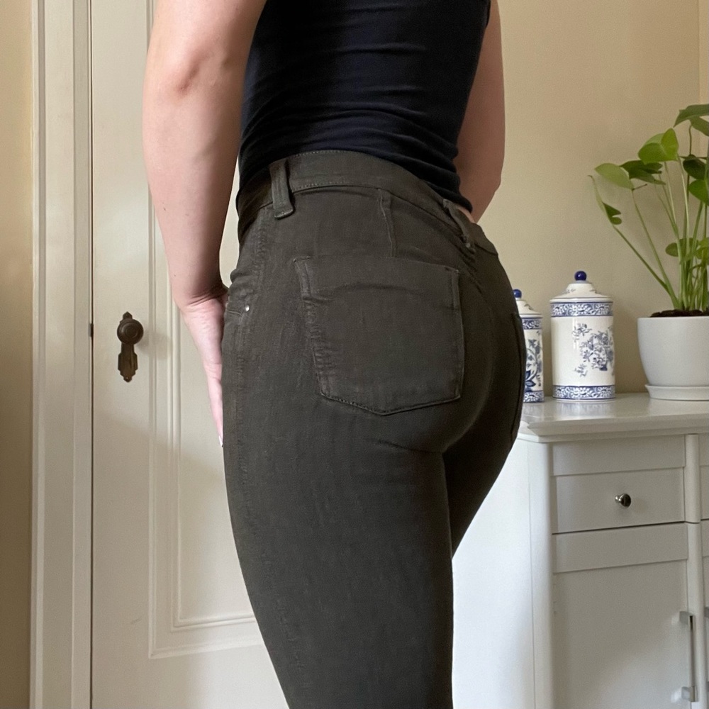 Citizens Of Humanity Hunter Green Stretch Cargo Jeans - Picture 7 of 12